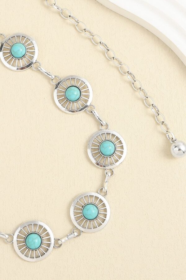 Vintage Turquoise Alloy Boho Belt - Spirit and Rebel