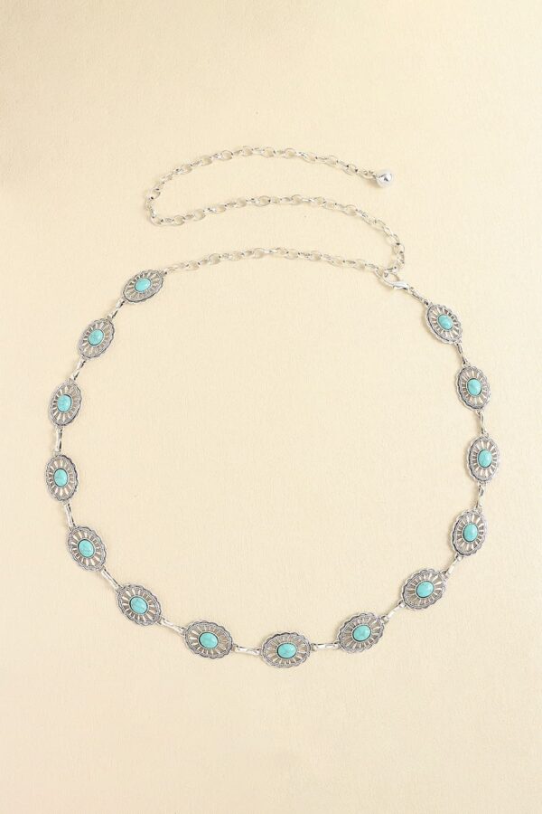 Vintage Turquoise Alloy Boho Belt - Spirit and Rebel