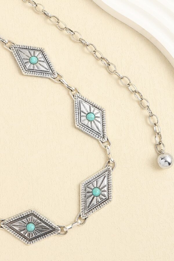 Vintage Turquoise Alloy Boho Belt - Spirit and Rebel