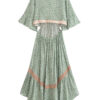 6 Bohemian Bliss Cut Out Dress and Top Skirt Boho Set