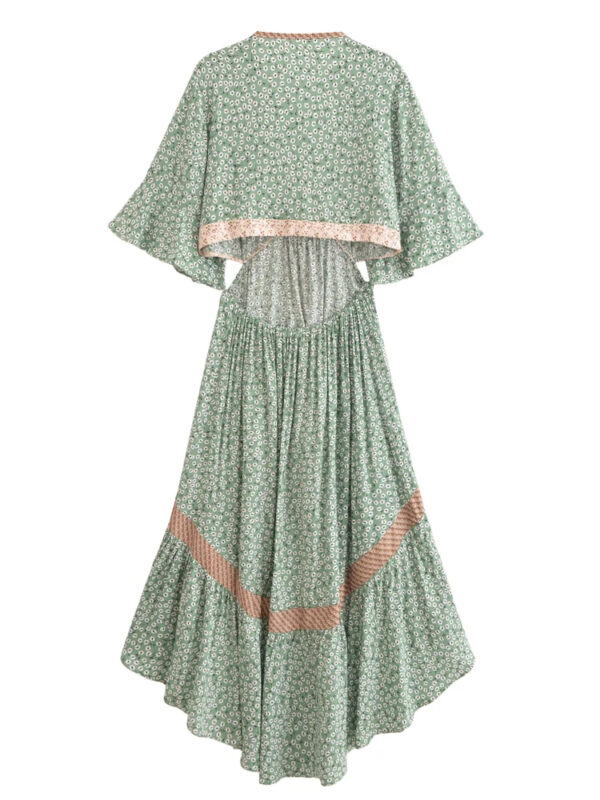 6 Bohemian Bliss Cut Out Dress and Top Skirt Boho Set