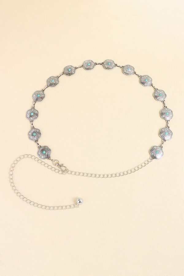 Vintage Turquoise Alloy Boho Belt - Spirit and Rebel