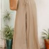 Frill Wide Leg Boho Pants - Spirit and Rebel