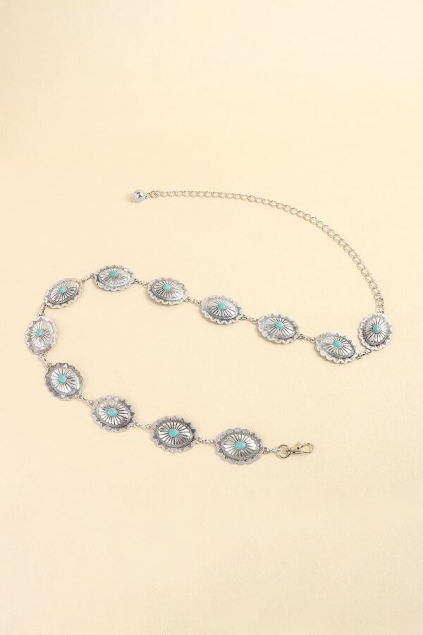 Vintage Turquoise Alloy Boho Belt - Spirit and Rebel