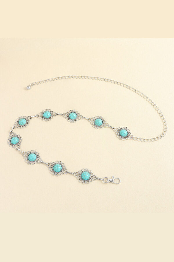 Vintage Turquoise Alloy Boho Belt - Spirit and Rebel