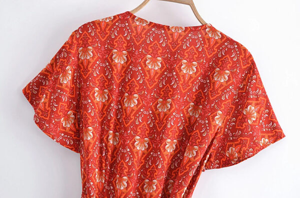 H166decb88ebf476ebdfefa38f2b345b3j.jpg Whispering Meadow V-Neck Bohemian Wrap Dress Red – Spirit & Rebel