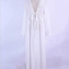 H184ebcf0e63b45459d6caec54fec440bx.jpg Sea Breeze Long White Beach Cardigan with Flared Sleeves