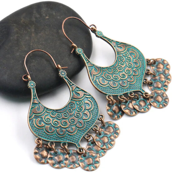 H549735c8e0f5419a913f9f3eac2c458dV.jpg Moonlight Masala Boho Retro Earrings