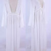 H6a72090944584dd99cae4fd81bf4ab80l.jpg Sea Breeze Long White Beach Cardigan with Flared Sleeves