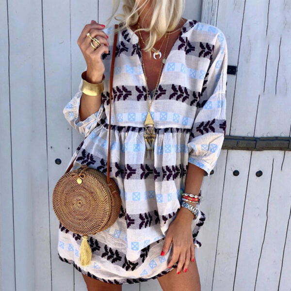 Casual Boho Beach Dress