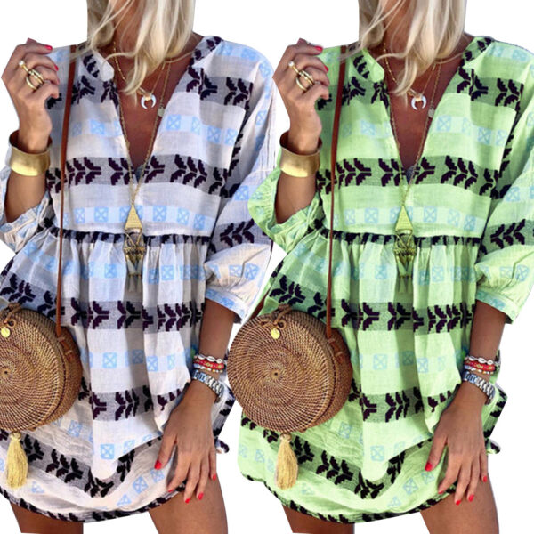 Casual Boho Beach Dress