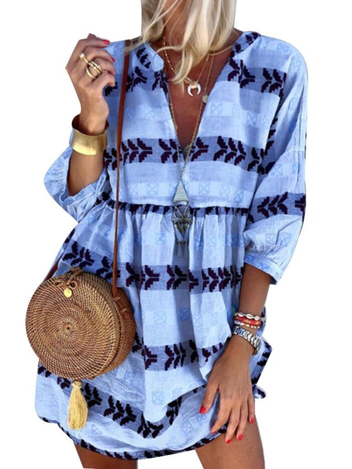 Casual Boho Beach Dress