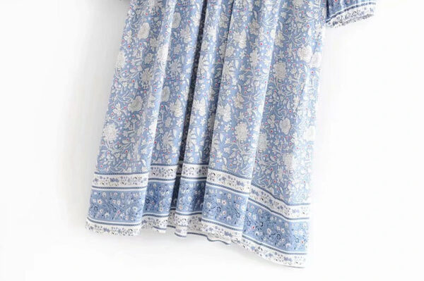 Azure Bloom Prairie Dress