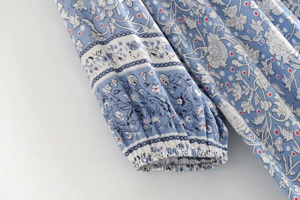 Azure Bloom Prairie Dress