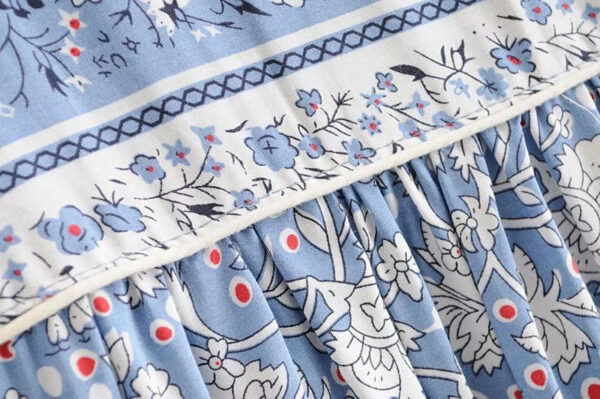 Azure Bloom Prairie Dress