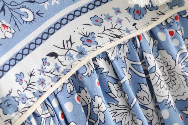 Azure Bloom Prairie Dress