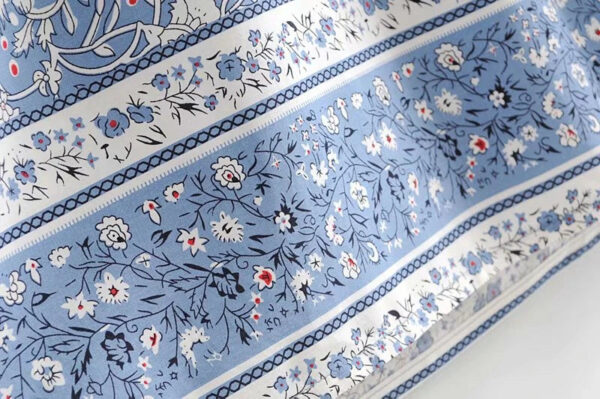 Azure Bloom Prairie Dress