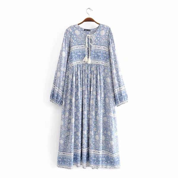 Azure Bloom Prairie Dress