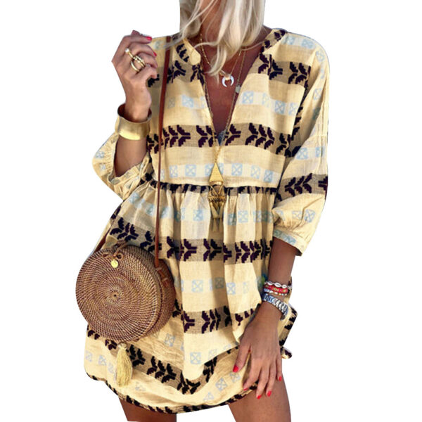 Casual Boho Beach Dress