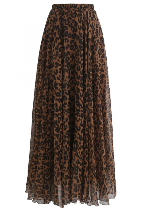 Hbbb2efe4edc842b18987dee5b35e7431s.jpg Spirit and Rebel Boho Leopard Maxi Skirt