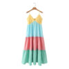 S03b2a77a405b481a9dfa1e662e80d564v.jpg Summer Breeze Color Block Boho Dress