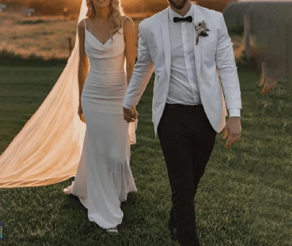 Draped Dreams Mermaid Boho Wedding Dress