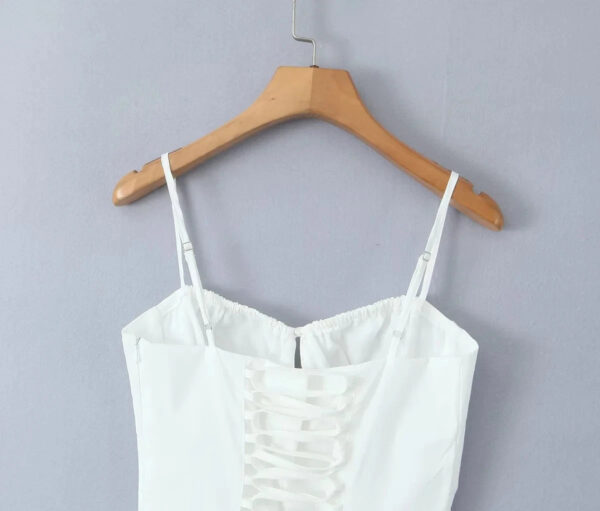 Spirit and Rebel Lace Up Mini Summer Dress Sundress