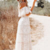Summer Love Vintage Lace Hollow Out Bohemian Maxi Dress