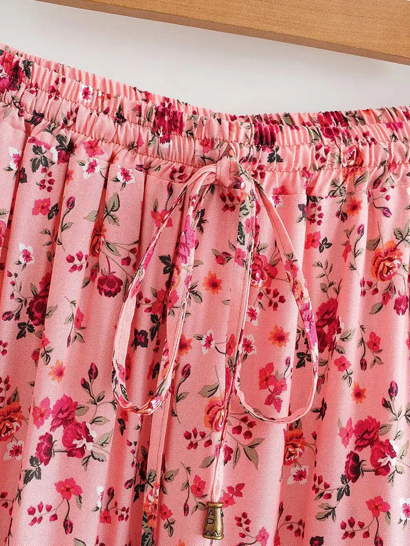 Floral Odyssey Wanderer Maxi Skirt - Image 17