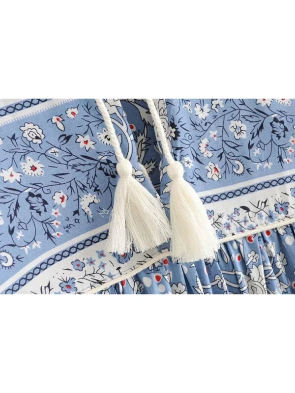 Azure Bloom Prairie Dress