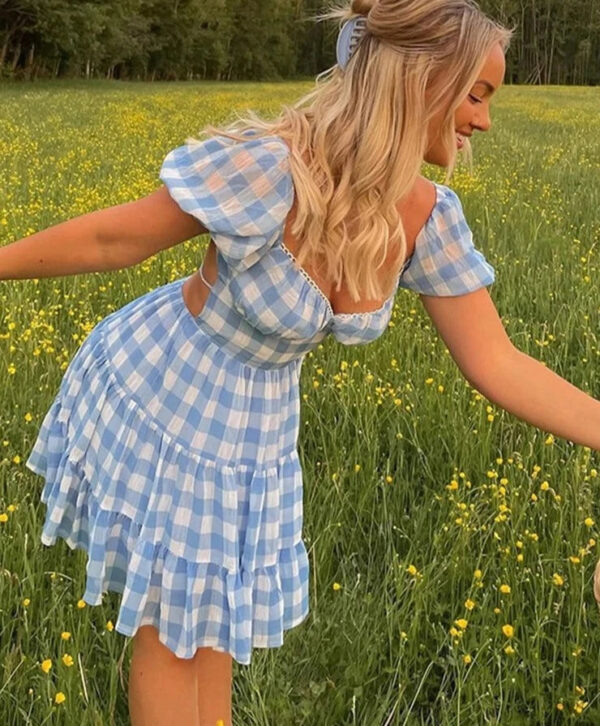 S146eb7ebf5a8411ba583fbd60ec38149F.jpg Gingham Harmony Summer Dress