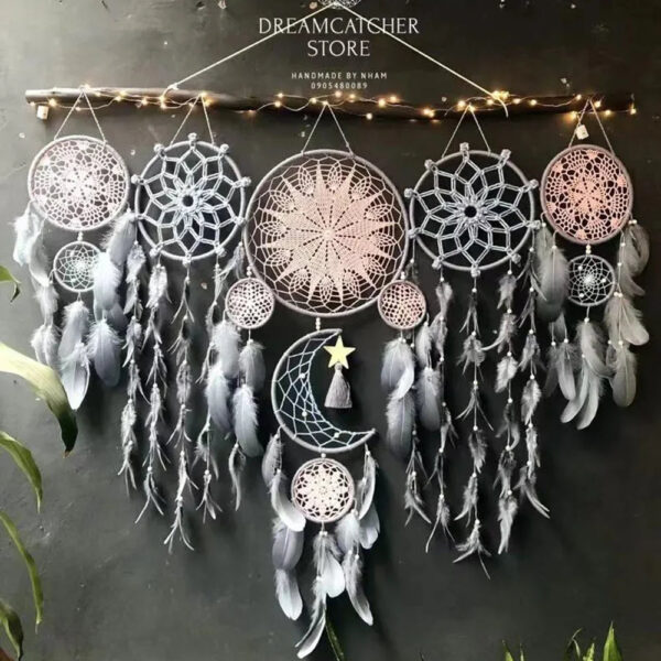 S15d91736d465426da44137cff10a9f2e7.jpg Mystic Weaves Dreamcatcher Set 5 pcs with Star Accents