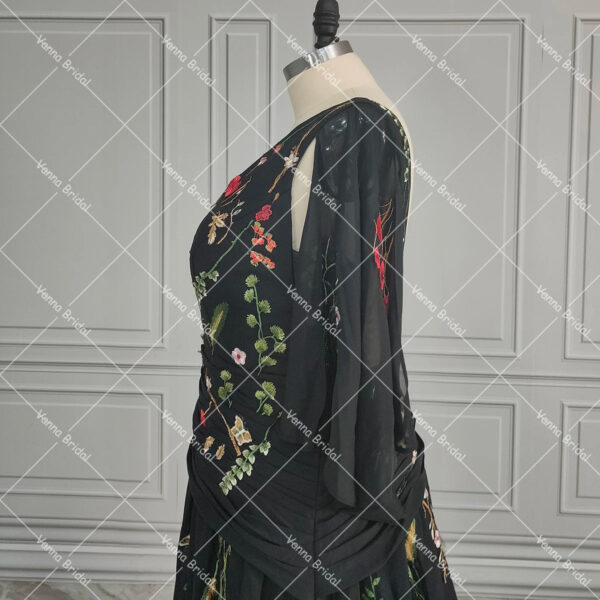 Enchanted Garden Floral Boho Wedding Dress