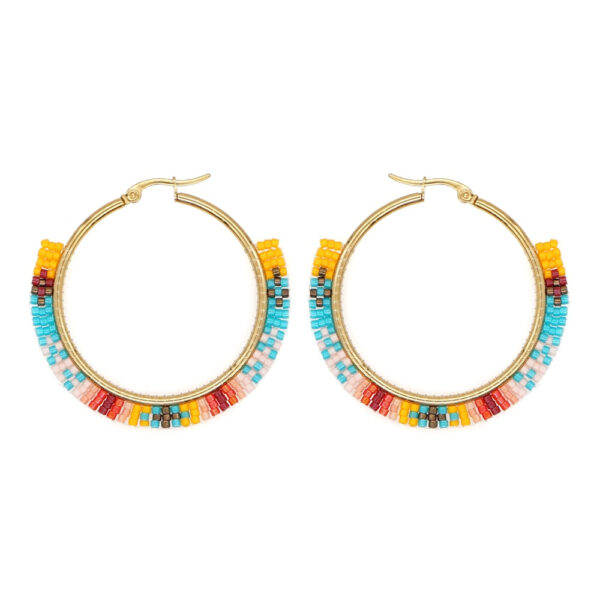 S19635dd64b6c4307a1661bc516435c114-2.jpg Boho Rainbow Hoop Earrings
