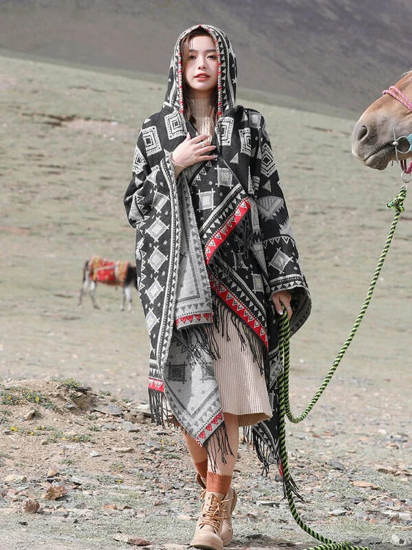 S26c69f01e3b949f0ba89d274e39b2cefl.jpg Wild Soul Gypsy Hooded Boho Poncho Cape