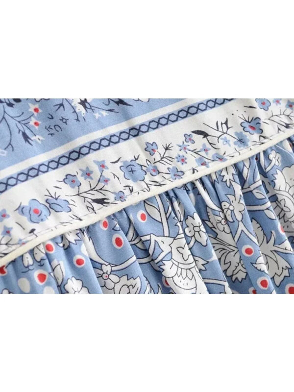 Azure Bloom Prairie Dress