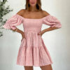 S318a7ff7cbef4bca9ea6f2c20ed88643o.jpg Wander free, Dream Big Gingham Dress
