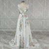 Enchanted Garden Floral Boho Wedding Dress
