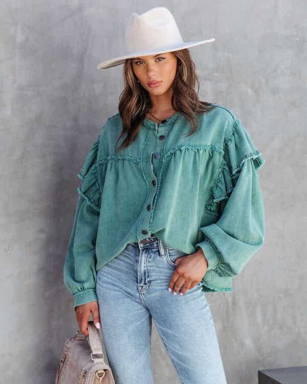 S36ce609ddd1948938e389a5e6adb78baA-1.jpg Desert Breeze Lantern Sleeve Shirt – Boho Casual Chic