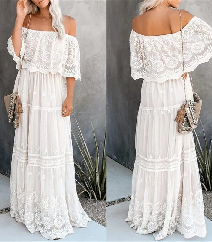 Enchantress Bohemian Breeze Lace Gown