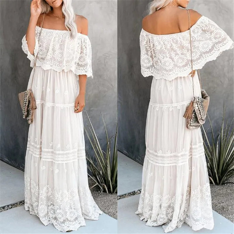 Enchantress Bohemian Breeze Lace Gown