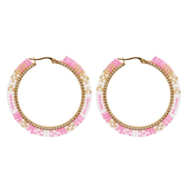 S3eee405a0d99440483f530ed072d085fN-3.jpg Boho Rainbow Hoop Earrings