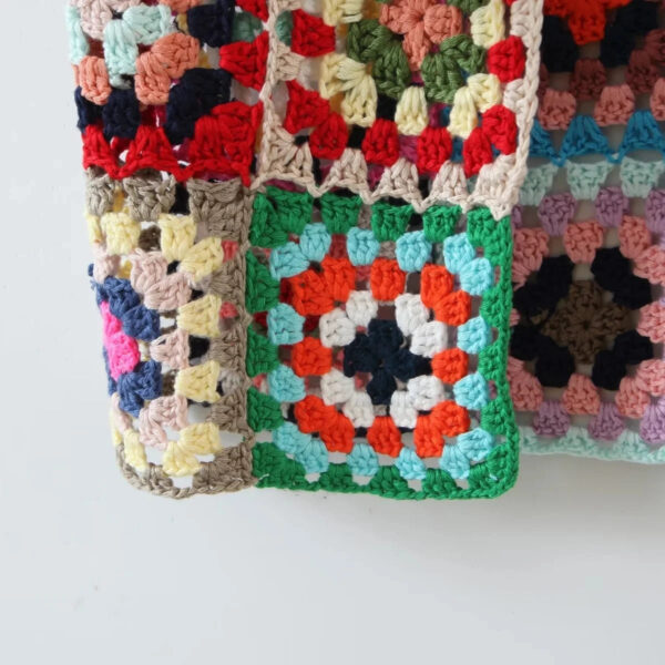 Bohemian Patchwork Dream – Handcrafted Crochet Cardigan