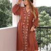Spirit and Rebel Plus Size Long Sleeve Dress