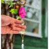 Boho Chic Crystal Sun Catcher – Moon and Geode Window Hanging Decoration