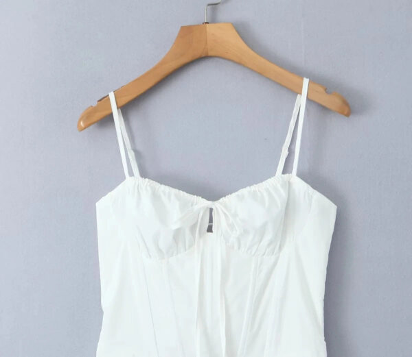 Spirit and Rebel Lace Up Mini Summer Dress Sundress