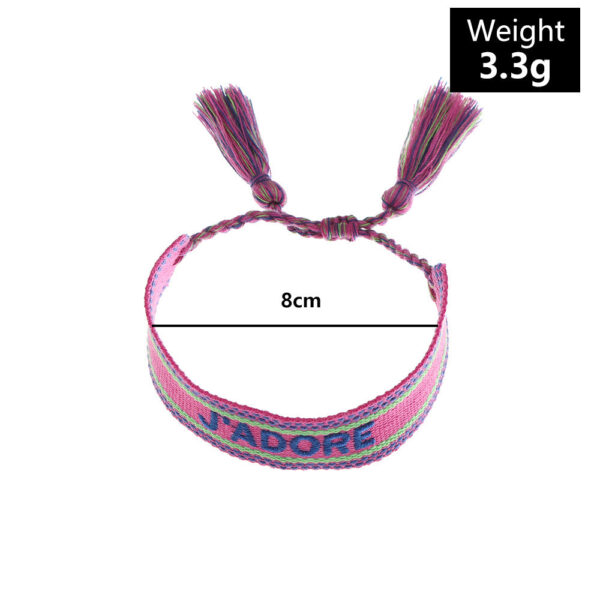 S59e08111e85748a0947a159799c0031d1.jpg Embroidered Boho Tassel Bracelet