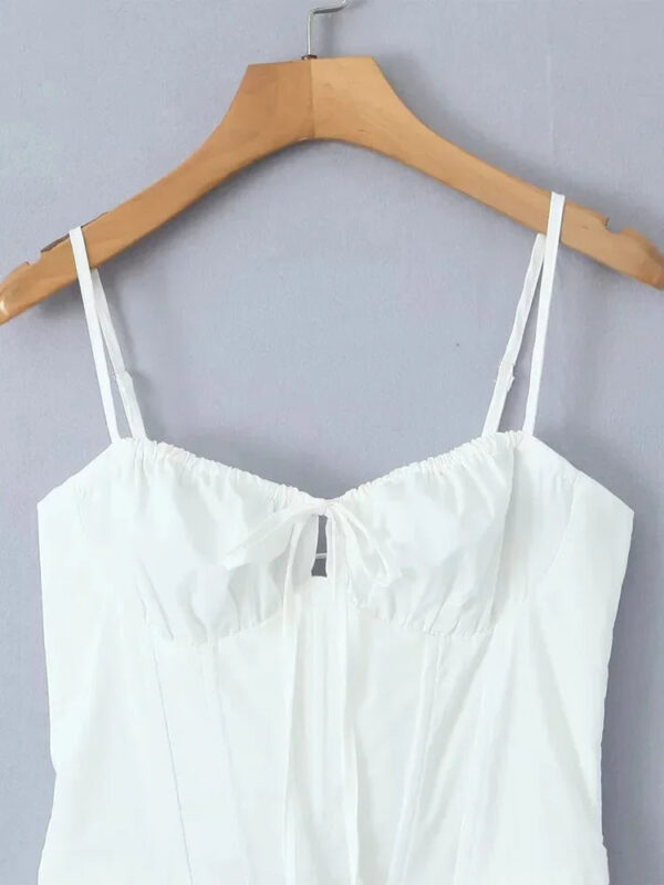 Spirit and Rebel Lace Up Mini Summer Dress Sundress