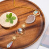 Boho Chic Crystal Sun Catcher – Moon and Geode Window Hanging Decoration