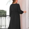 Spirit and Rebel Plus Size Long Sleeve Dress